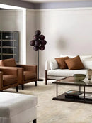 Axyaa Purple Ripple Villa Light: Luxury Grape Pendant Series & Floor Lamp
