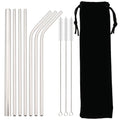 Axyaa Stainless Steel Straw Set - Colorful, High Quality, Reusable Straw