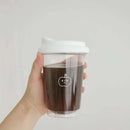 Axyaa Iced American Coffee Cup Tritan Water Bottle for Women