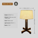 Axyaa Modern Wood Table Lamp in Minimalist Design