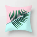 Axyaa Tropical Leaf Print Pillowcase for Living Room Sofa