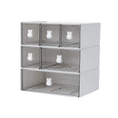 Axyaa Kawaii Stationery Storage Box with Plastic Drawers for Office Desk Organization