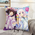 Axyaa Kawaii Cushion Cover 45 × 45: Decorative Pillowcase for Home, Car, Bed - 50x50 Size