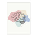 Axyaa Human Anatomy Skeleton Canvas Wall Art for Medical Office Decor