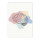 Axyaa Human Anatomy Skeleton Canvas Wall Art for Medical Office Decor