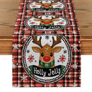 Snowflake Table Runner by Axyaa: Festive Decor for Holiday Party and Dining Room