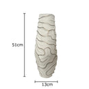 Axyaa Irregular Ceramic Vase for Modern Home Decor & Floral Arrangements