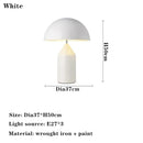 Axyaa Nordic Atollo Table Lamp Metal Shade Classic Desk Light