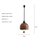 Axyaa Amber Shades Retro Dining Room Pendant Chandelier Lighting for B&B Tea Room
