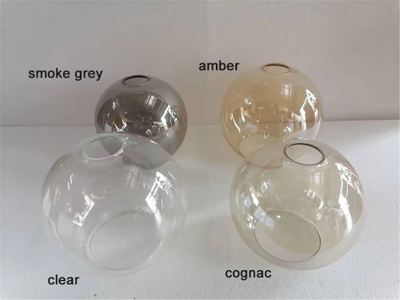 Axyaa Glass Globe Lamp Shade Replacement for Various Light Fixtures