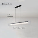 Axyaa Acrylic Striped Pendant Lights: Modern Nordic Minimalist Dining Table Office Hanging Lamps