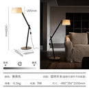 Axyaa Solid Wood LED Floor Lamp for Living Room Bedroom Study Tea House