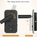 Axyaa USB Wall Lamp with Dual Control Switch, 330° Rotating Head for Indoor Lighting