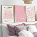 Pink Abstract Sage Matisse Gallery Print Set by Axyaa