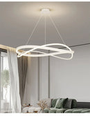 Axyaa Smart Chandelier: Modern Minimalist Pendant Light for Living Room, Bedroom, and Restaurant