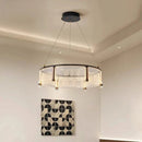Axyaa Acrylic LED Pendant Lights: Modern Luxe Ceiling Chandeliers