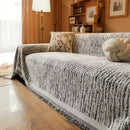 Axyaa Premium Chenille Sofa Cover - All Season Universal Protection