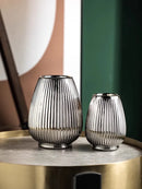 Axyaa Golden Ceramic Vase - European American Modern Home Decor & Flower Arrangement