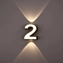 Axyaa Numeric Model Outdoor Wall Light - Modern Waterproof Night Lamp for Home, Garden & Courtyard