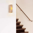 Axyaa Wabi Sabi Stone Wall Light: Elegant Home Bedside Decor Lamp for Living Room