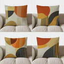 Geometric Artistic Cushion Cover for Sofa, Bedroom, Car by Axyaa