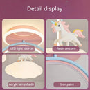 Axyaa Unicorn Cloud Light for Kids Room, Full Spectrum Eye Protection, Princess Theme