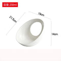 Axyaa Special-shaped Ceramic Dessert Plate with Artistic Conception