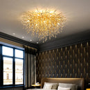 Axyaa Luxury Crystal Chandelier for Modern Restaurant Villa Living Room Hall Stairs