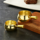 Axyaa Stainless Steel Sauce Cup with Handle 100ml - Set of 2
