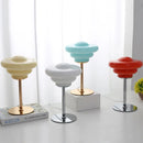 Axyaa Metal Glass Conch Table Lamp - Elegant Bedside Decor Lamp