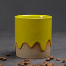 Axyaa Ceramic Glazed Latte Cups Vintage Style Drinking Mugs for Household.