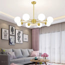 Axya Nordic Glass Ball Pendant Lights - Modern LED Hanging Lamp for Home and Hospitality