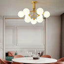 Axyaa Nordic Bean Glass Ball Chandelier for Modern Home Decor