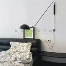 Axyaa Retro Industrial Swing Arm Wall Sconce Metal Lamp E27 Lighting Fixtur