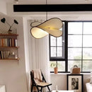 Axyaa French Vintage Potato Chip Fabric LED Pendant Chandelier