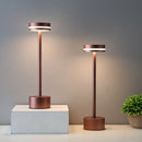 Axya Touch Bedside Lamp | USB Rechargeable Three Color Dimming Aluminum Light