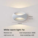 Axyaa Nordic Minimalist LED Wall Sconce for Home Decor Lighting.