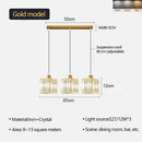 Axyaa Modern Minimalist Nordic Three-Head Dining Room Chandelier