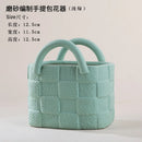 Nordic Ins Ceramic Handbag Vase Hydroponic Planter Minimalist Decor for Axyaa