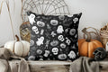 Axyaa Cute Pumpkin & Cat Pillow Cover for Sofa, Bedroom, Car - Halloween Theme