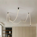 Axyaa Minimalist Rope LED Strip Lamp for Living Room, Office, Exhibition Hall