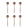 Axyaa Mini Stainless Steel Tea Spoon Set for Coffee, Tea, and Sauces