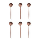 Axyaa Mini Stainless Steel Tea Spoon Set for Coffee, Tea, and Sauces
