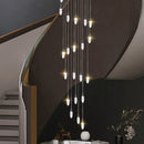 Axyaa Crystal Chandeliers for Modern Villas and Staircases