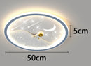 Axyaa Intelligent LED Living Room Ceiling Light for Modern Bedroom Décor