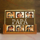 Axyaa Custom 3D Acrylic Lamp with Photo Text Night Light Gift