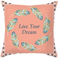 Axyaa Feather Dream Catcher Pillowcase - Nordic Color Sofa Cushion Cover
