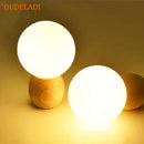 Axyaa Glass Table Lamp with LED Bulb and Button Switch