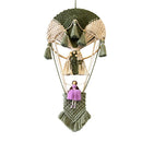 Axyaa Nordic Hot Air Balloon Macrame Tapestry for Boho Room Decor