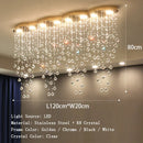 Axyaa Crystal LED Pendant Lamp for Restaurant Bar Counter, Minimalist Design